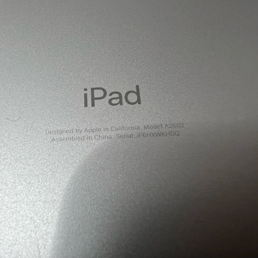 Perfect condition iPad- 9th generation